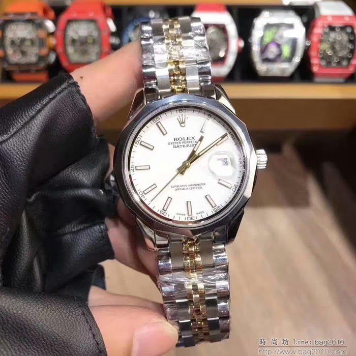 ROLEX勞力士 最新款式 經典傳奇 進口西鐵城 全自動機械機芯 精品 男士腕表  wssb4796